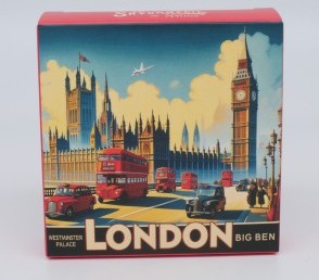 Круглое мыло с майской розой в картонной коробке Лондон 100 г Круглое мыло с майской розой в картонной коробке Лондон 100 г