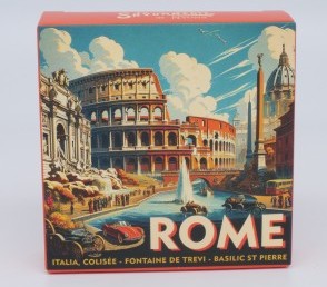 Круглое мыло с мускусом в картонной коробке Рим 100 г Круглое мыло с мускусом в картонной коробке Рим 100 г