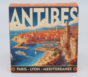 Круглое мыло с вербеной в картонной коробке Антиб 100 г Круглое мыло с вербеной в картонной коробке Антиб 100 г