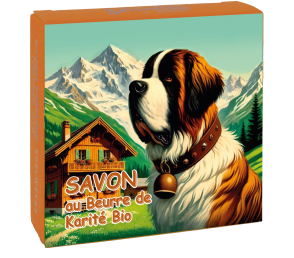 Круглое мыло с эдельвейсом в картонной коробке Сенбернар в Альпах 100 гр Круглое мыло с эдельвейсом в картонной коробке Сенбернар в Альпах 100 гр