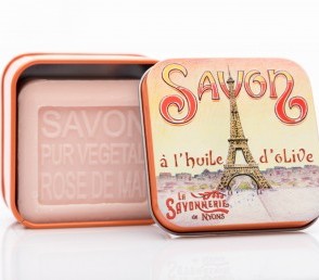 Мыло с майской розой в металлической коробке Эйфелева башня 100 гр_1. vivacite.ru Мыло с майской розой в металлической коробке 100 гр_1. vivacite.ru